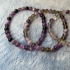 elastic stone bracelets